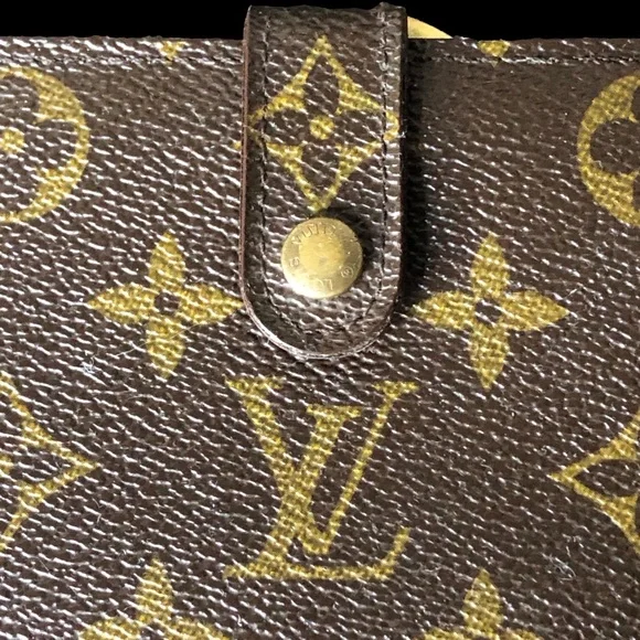 LOUIS VUITTON LV Monogram Porte Monnaie Viennois Bifold Kisslock Wallet AUTH - Picture 3 of 16